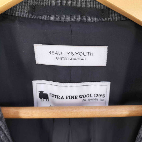 ビューティーアンドユースユナイテッドアローズ BEAUTY & YOUTH UNITED ARROWS EXTRA FINE WOOL 120’s CHESTER COAT チェスターコート メンズ JPN:L