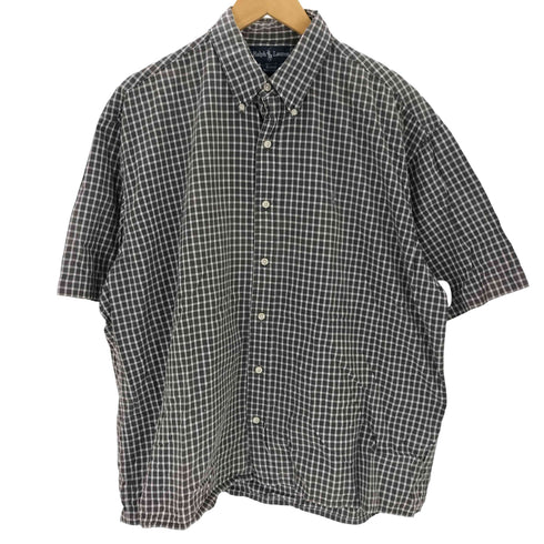 ラルフローレン RALPH LAUREN ボタンダウン 半袖チェックシャツ メンズ JPN:L