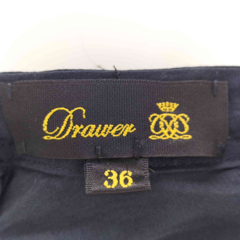 ドゥロワー Drawer PRE2 オーガンジーギャザー ノースリーブブラウス レディース 36