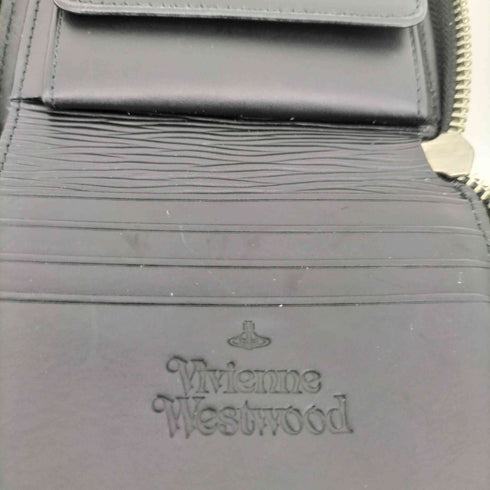ヴィヴィアンウエストウッド Vivienne Westwood エンボスオーブロゴ ラウンドジップ 正方形財布 レディース