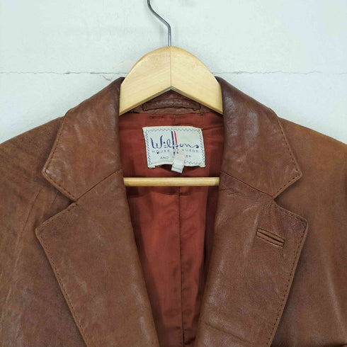 ウィルソン Wilsons Leather 70S レザーテーラードジャケット メンズ US:38