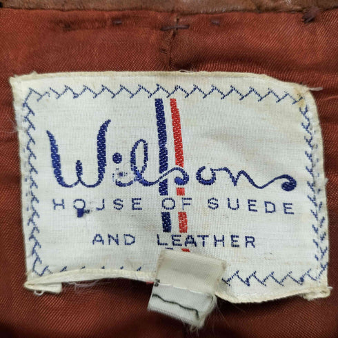 ウィルソン Wilsons Leather 70S レザーテーラードジャケット メンズ US:38