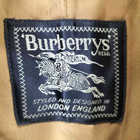 バーバリーズ BURBERRYS ライナー付き 比翼ステンカラーコート メンズ JPN:S