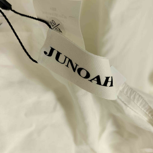 ジュノア JUNOAH バックリボン パイピング S/S マキシティアードワンピース レディース JPN:L