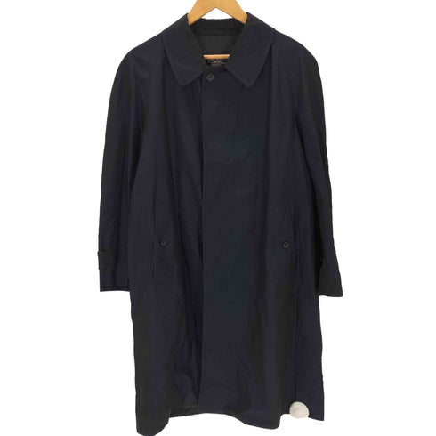 バーバリーズ BURBERRYS PURE SILK ステンカラーコート メンズ