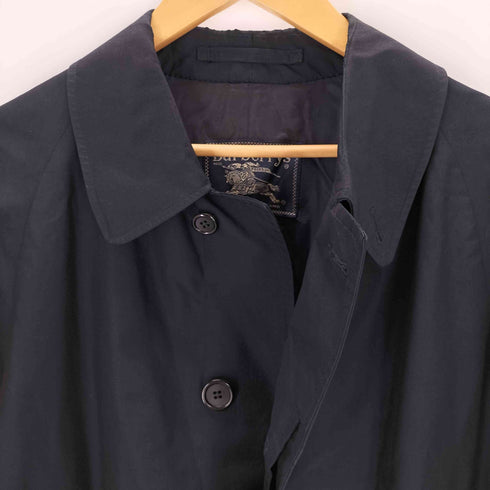 バーバリーズ BURBERRYS PURE SILK ステンカラーコート メンズ