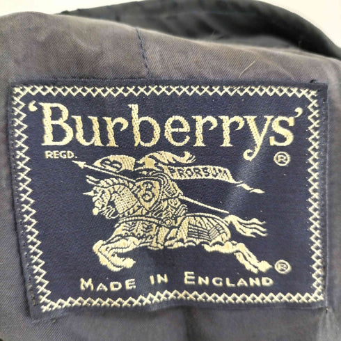 バーバリーズ BURBERRYS PURE SILK ステンカラーコート メンズ