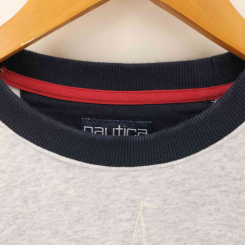 ノーティカ NAUTICA フロントロゴリブスウェット メンズ M