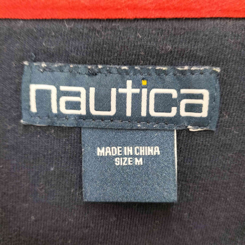 ノーティカ NAUTICA フロントロゴリブスウェット メンズ M