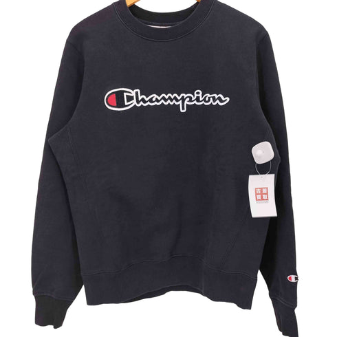 チャンピオン Champion フロントロゴ刺繍 裏起毛スウェット レディース MEDIUM