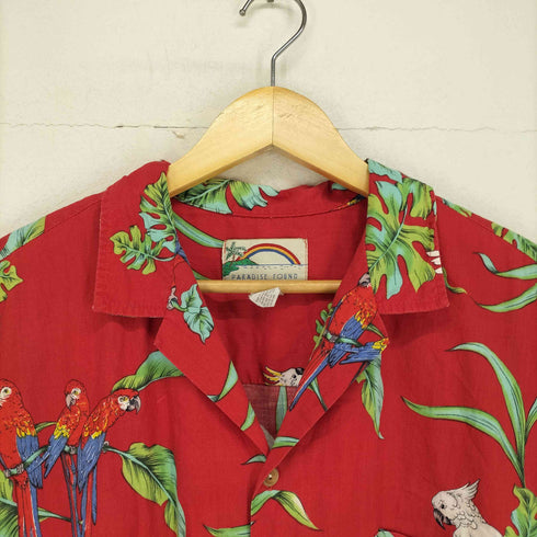 パラダイスファウンド PARADISE FOUND MADE IN HAWAII コットンアロハシャツ メンズ 1XL