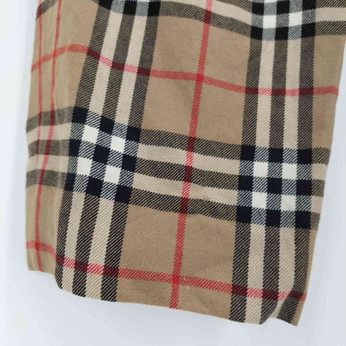 バーバリーズ BURBERRYS ノバチェック1タックウールパンツ レディース 11AR