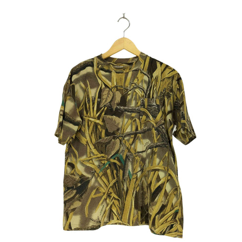 ラングラー Wrangler RUGGED WEAR WETLANDS CAMO カモ柄プリントポケット半袖Tシャツ メンズ JPN:L