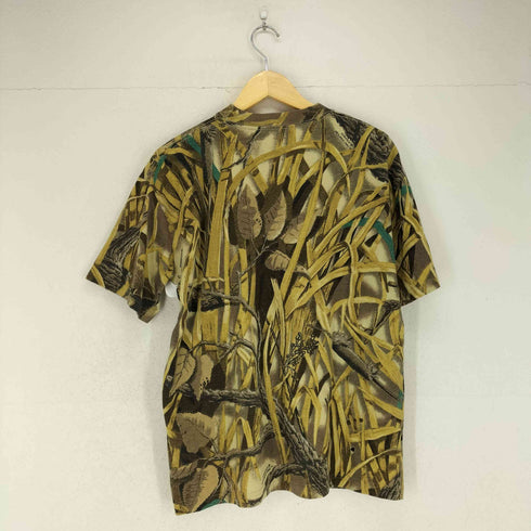 ラングラー Wrangler RUGGED WEAR WETLANDS CAMO カモ柄プリントポケット半袖Tシャツ メンズ JPN:L