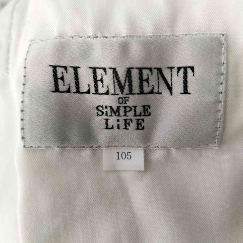 エレメントオブシンプルライフ element of simple life 太畝コーデュロイワイドスラックス メンズ 105