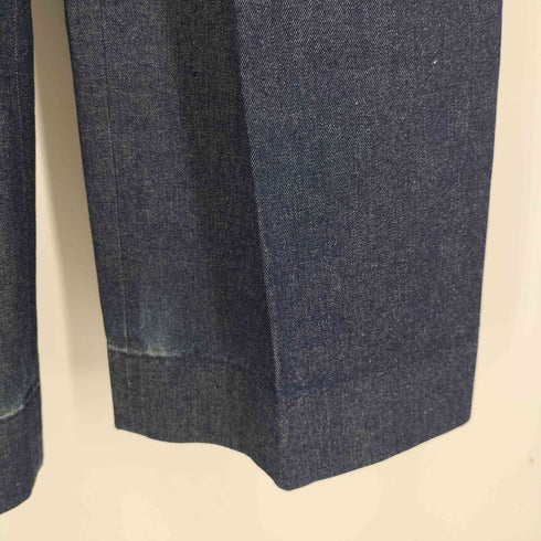 ジョンローレンスサリバン JOHN LAWRENCE SULLIVAN Rigid Denim Wide Pants フロントタックワイドデニムパンツ メンズ JPN:42