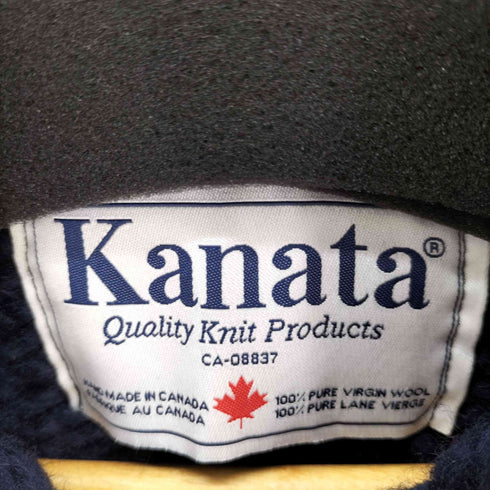 カナタ Kanata カウチンニット 無地 カナダ製 メンズ