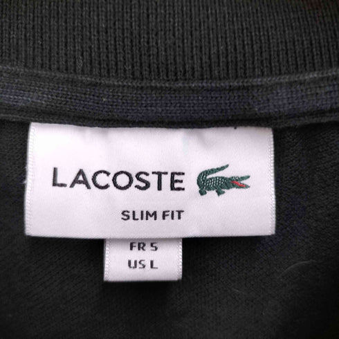 ラコステ LACOSTE SLIM FIT ロゴ刺繍ポロシャツ メンズ L