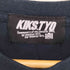 キックスティーワイオー KIKS TYO フロントロゴ発泡プリント クルーネックTシャツ メンズ