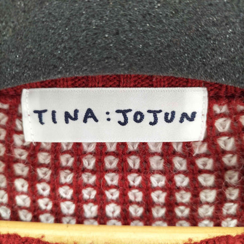 ティーナジョジュン TINA:JOJUN クルーネックワッフルニット ユニセックス レディース import:M