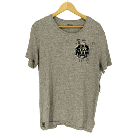 ポロラルフローレン POLO RALPH LAUREN バスケットボールワッペン クルーネックTシャツ メンズ JPN:L