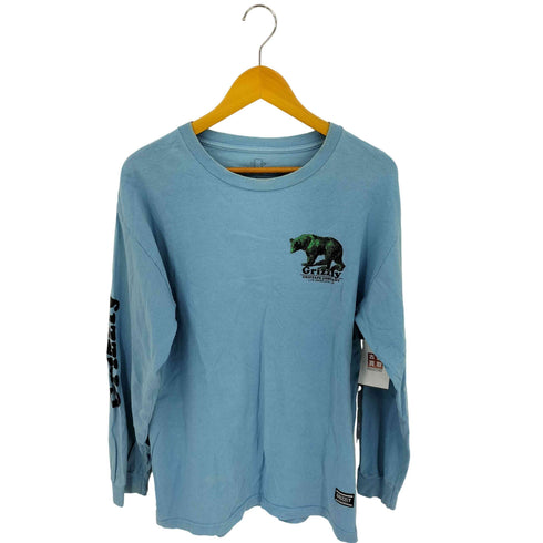 アニマルプリント クルーネック L/S Tシャツ メンズ JPN:L