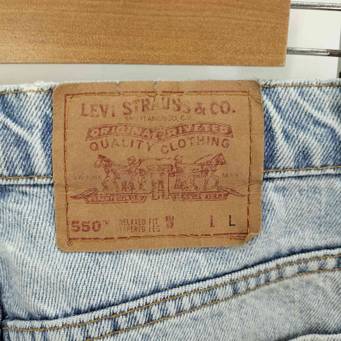 リーバイス Levis 90S 550 RELAXED FIT カットオフデニムショーツ TAPERED LEG 97年3月製造 メンズ 12 LNG