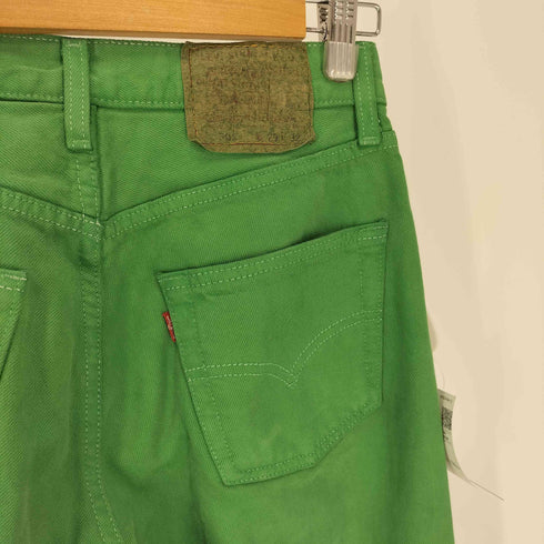 リーバイス Levis 90S USA製 6501 ボタン裏544刻印 製品染 脇割り ボタンフライ カラー デニムパンツ 97年製 レディース W29 L32