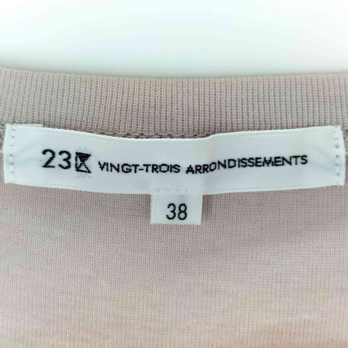 ニジュウサンク 23区 接触冷感ベーシック IT TEE レディース 38