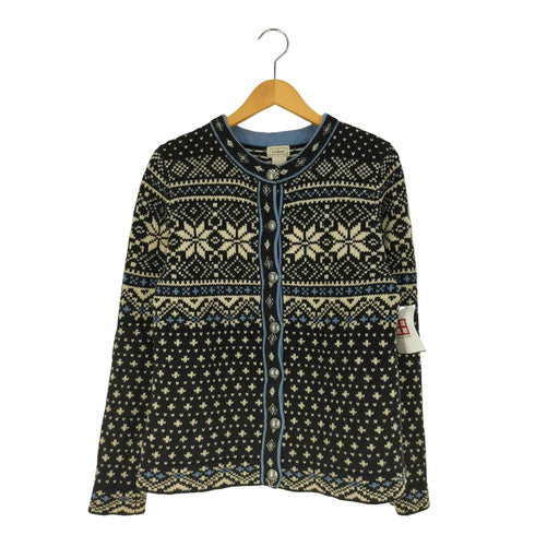 エルエルビーン L.L.Bean 00S ノルディックバーズアイカーディガン レディース import:M