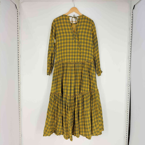 アストラット ASTRAET チェックティアードロングワンピース レディース