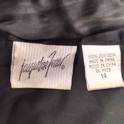 シルク100% L/S スタンドカラー チャイナ シャツ レディース 14