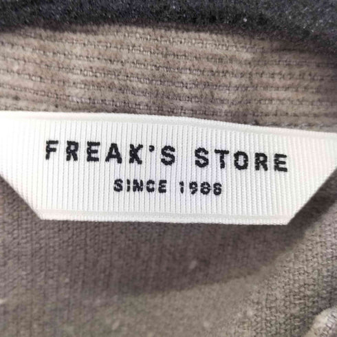 フリークスストア FREAKS STORE コーデュロイシャツワンピース レディース FREE