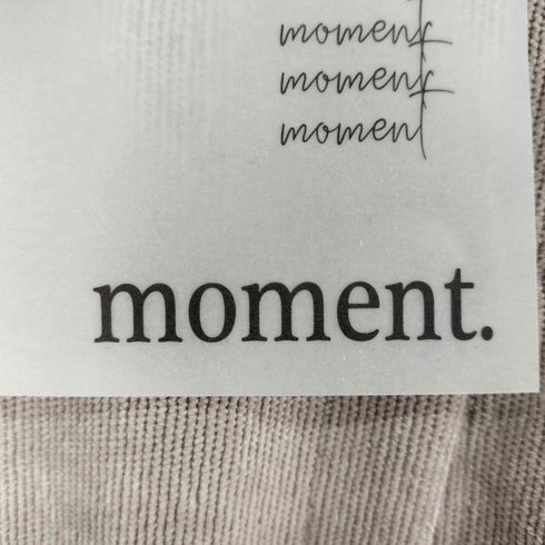 モーメント moment コーデュロイシャツワンピース レディース JPN:M