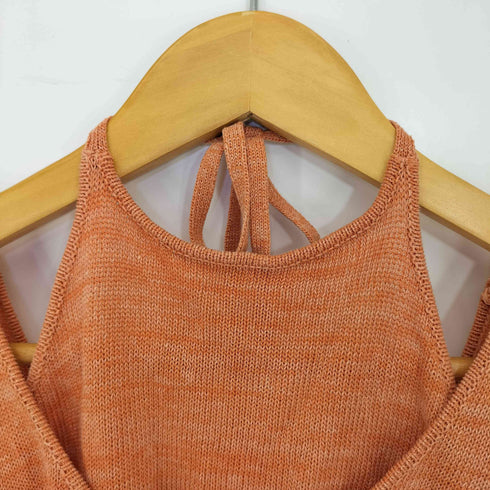 ラグアジェム LAGUA GEM OVERLAP KNIT TOPS レディース FREE