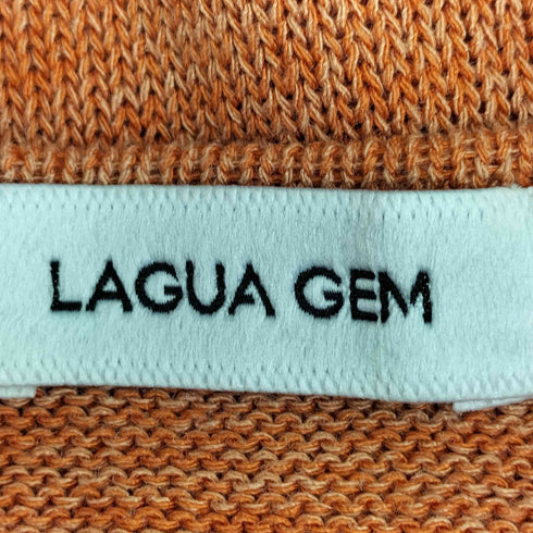 ラグアジェム LAGUA GEM OVERLAP KNIT TOPS レディース FREE