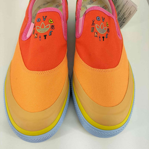 アディダスオリジナルス adidas Originals NIZZA SLIP ON PRIDE SSRE/YEL/HORA メンズ JPN:26.5