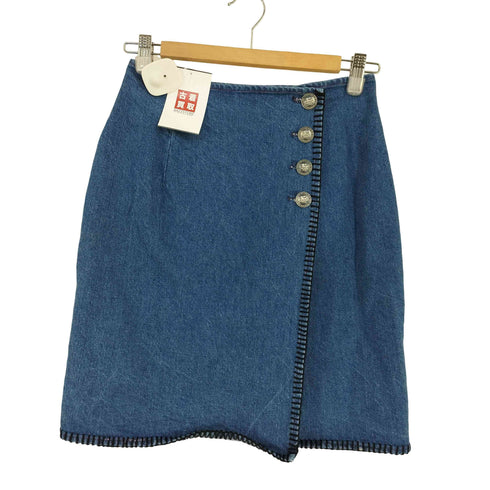 ラルフローレン RALPH LAUREN COUNTRY USA製 デニム巻きスカート レディース JPN:2