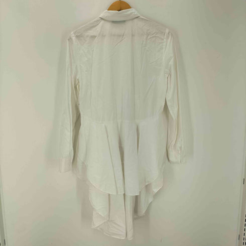 ザラ ZARA アシンメトリーフリルシャツワンピース レディース JPN:M