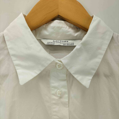 ザラ ZARA アシンメトリーフリルシャツワンピース レディース JPN:M