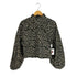 ザラ ZARA 花柄 スタンドカラー バルーンスリーブ 長袖 ブラウス レディース import:M