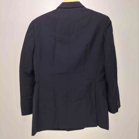 バーバリーズ BURBERRYS 80-90s WOOL&MOHAIR 紺ブレ 金ボタン ダブルブレスト テーラードジャケット メンズ 90-78-165A4