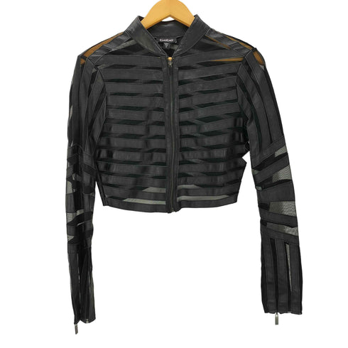 bebe フェイクレザースカルデザインジャケット レディース JPN:M