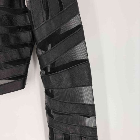 bebe フェイクレザースカルデザインジャケット レディース JPN:M