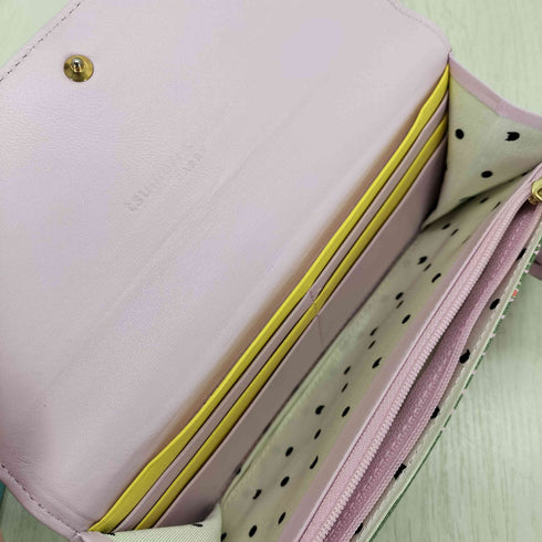ツモリチサト TSUMORI CHISATO ハンドステッチ ロングチェックウォレット レディース