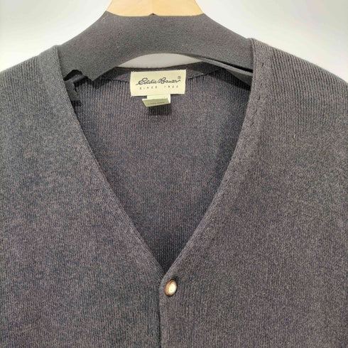 エディーバウアー Eddie Bauer 90S コットンニットベスト メンズ import:L