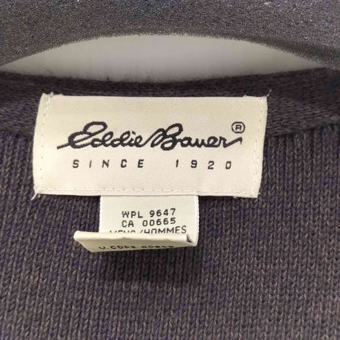 エディーバウアー Eddie Bauer 90S コットンニットベスト メンズ import:L
