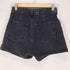 ザラ ZARA フロントフラップ ブラックデニムショートパンツ レディース JPN:XS