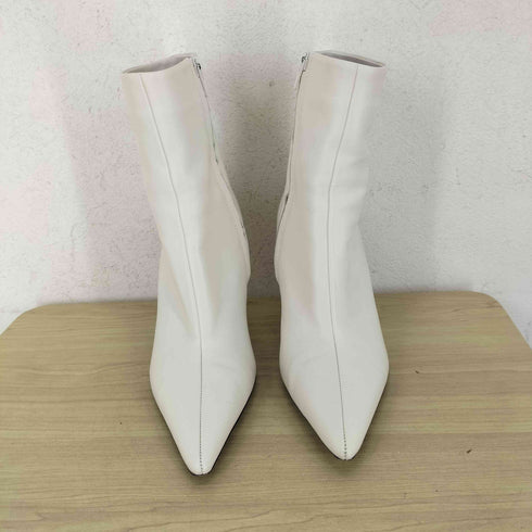 ザラ ZARA スポットトゥ ピンヒールブーツ レディース JPN:36