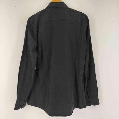 ヒューゴボス HUGO BOSS SLIM LINE L/S コットンシャツ メンズ import:L